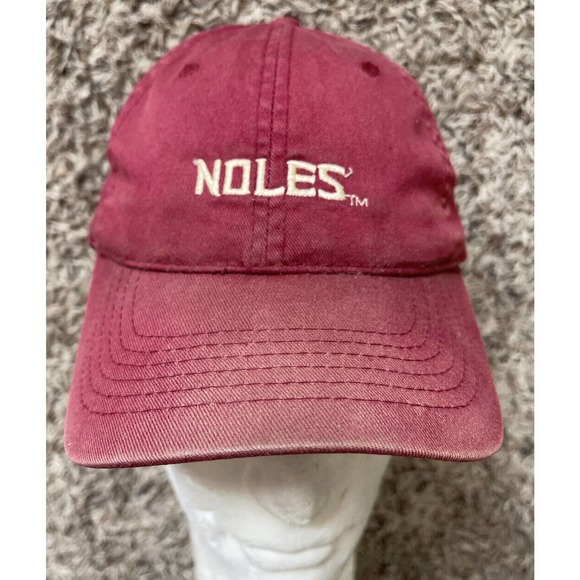 Vintage Nike Florida State Seminoles Noles Spellout FADED OSFA Hat VTG - Picture 1 of 8